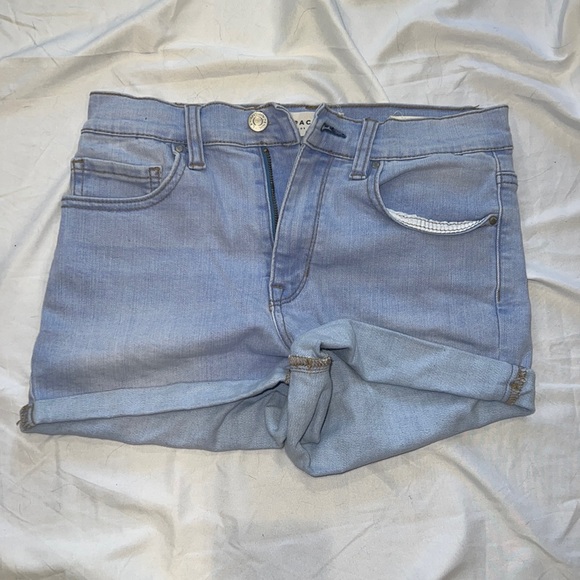 Light Wash Denim Shorts - Picture 1 of 2